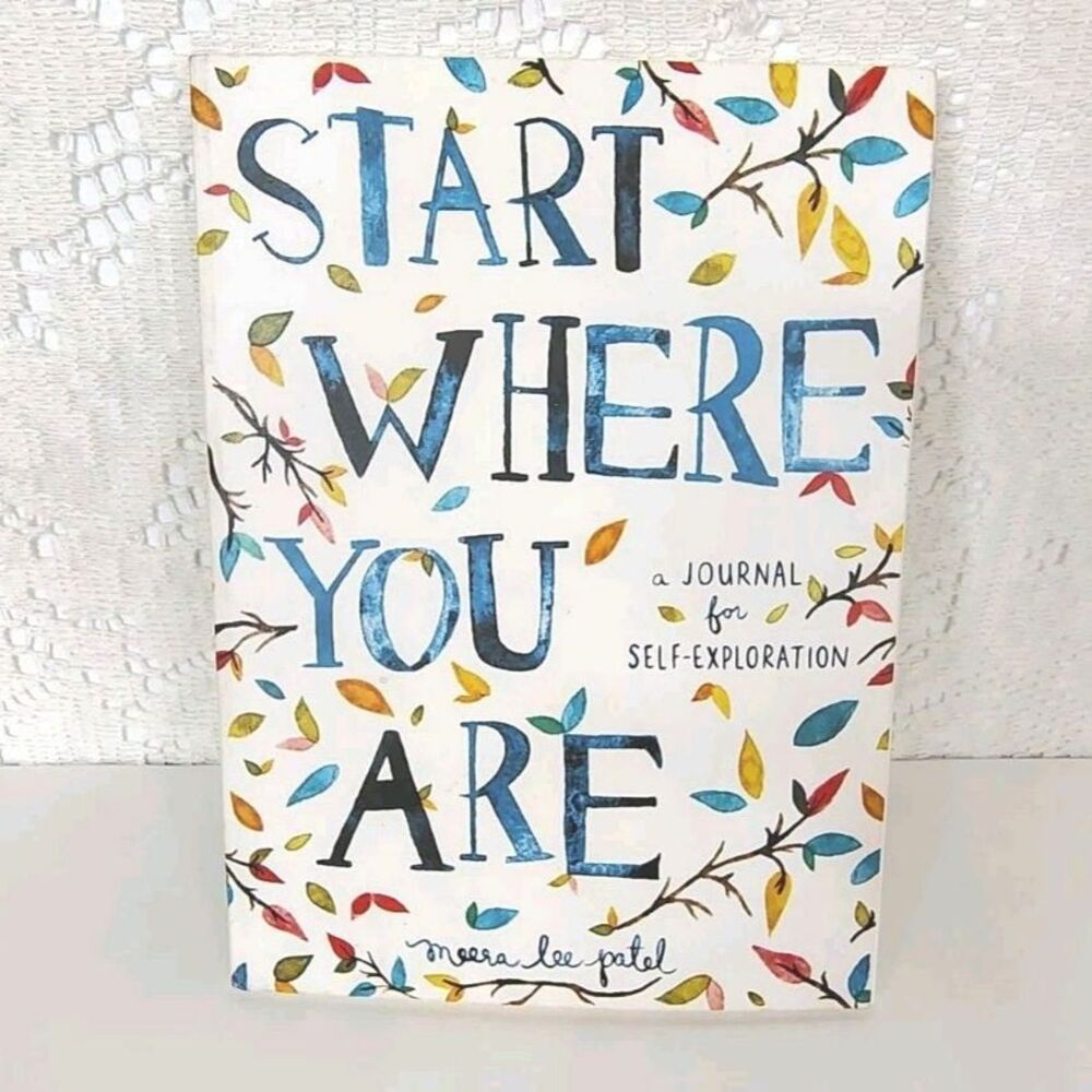 Start Where You Are: A Journal for Self-Exploration has ink Writing On Few Pages